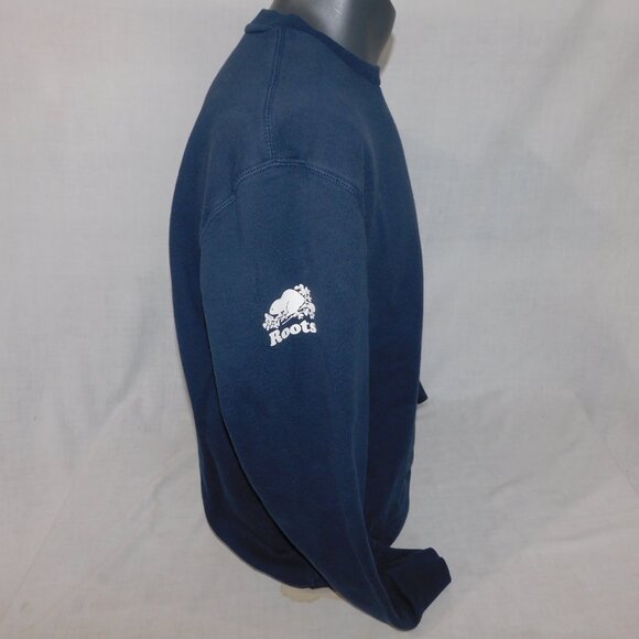 Roots Canada NHL Toronto Maple Leafs Hockey Blue Crewneck Sweatshirt Mens L - Picture 4 of 9